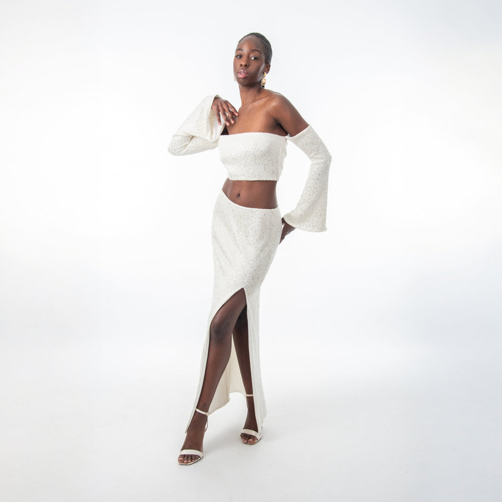 Angel Maxi Split Skirt