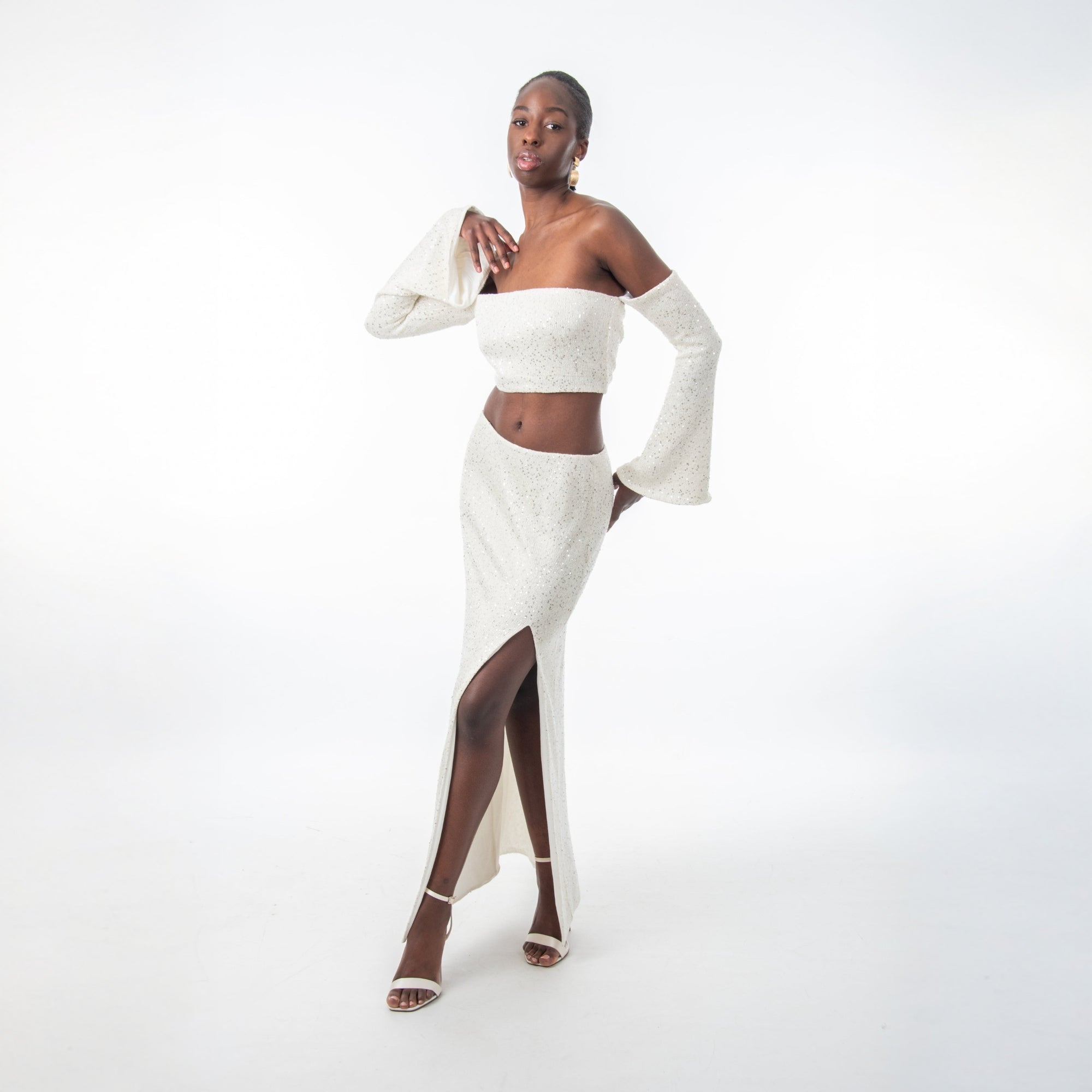 Angel Maxi Split Skirt