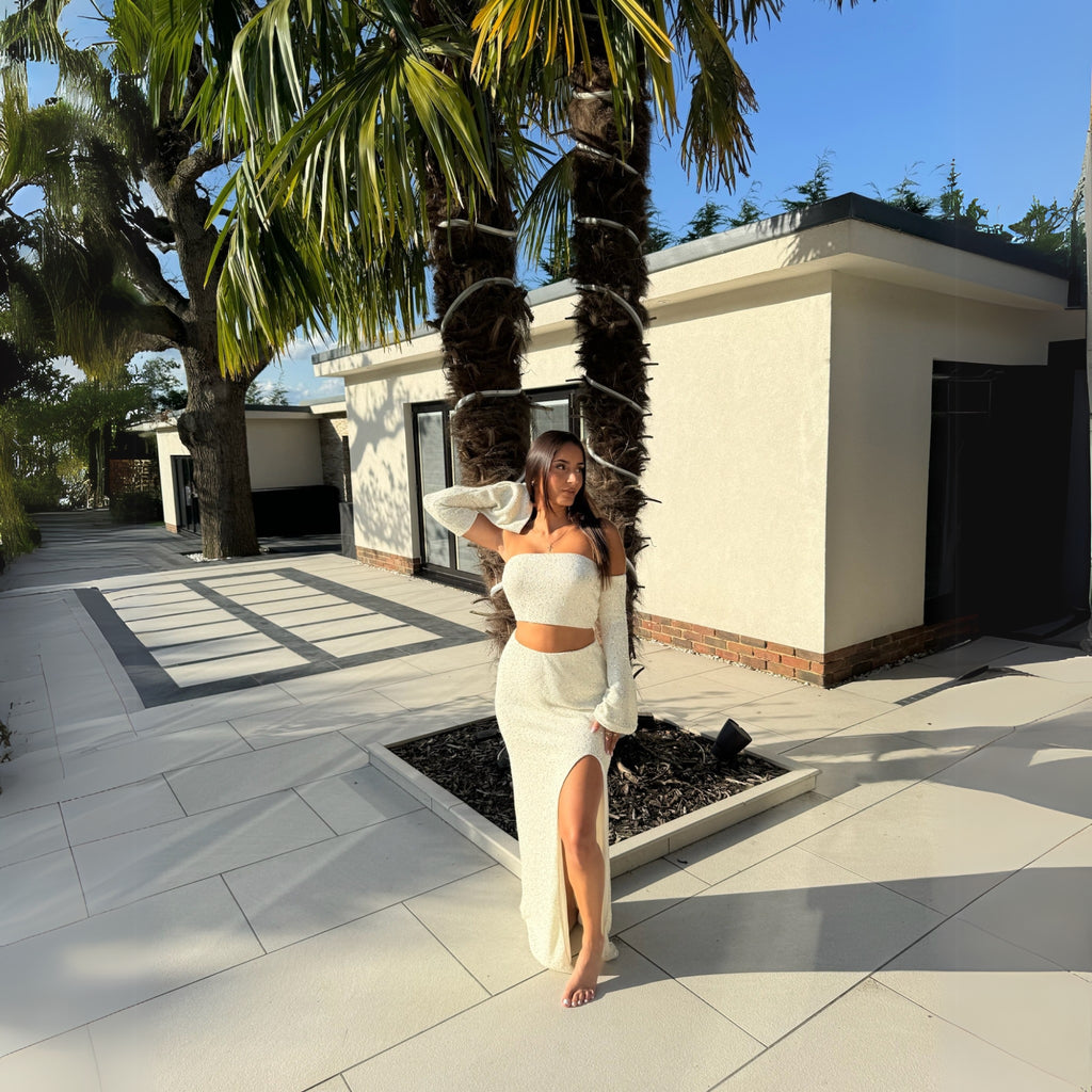 Angel Maxi Split Skirt