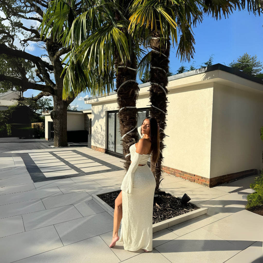 Angel Maxi Split Skirt