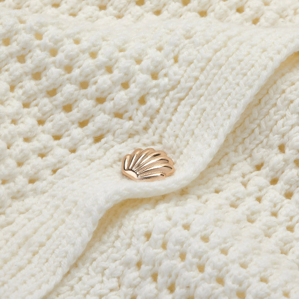 Shooni Crochet Oversized Shirt