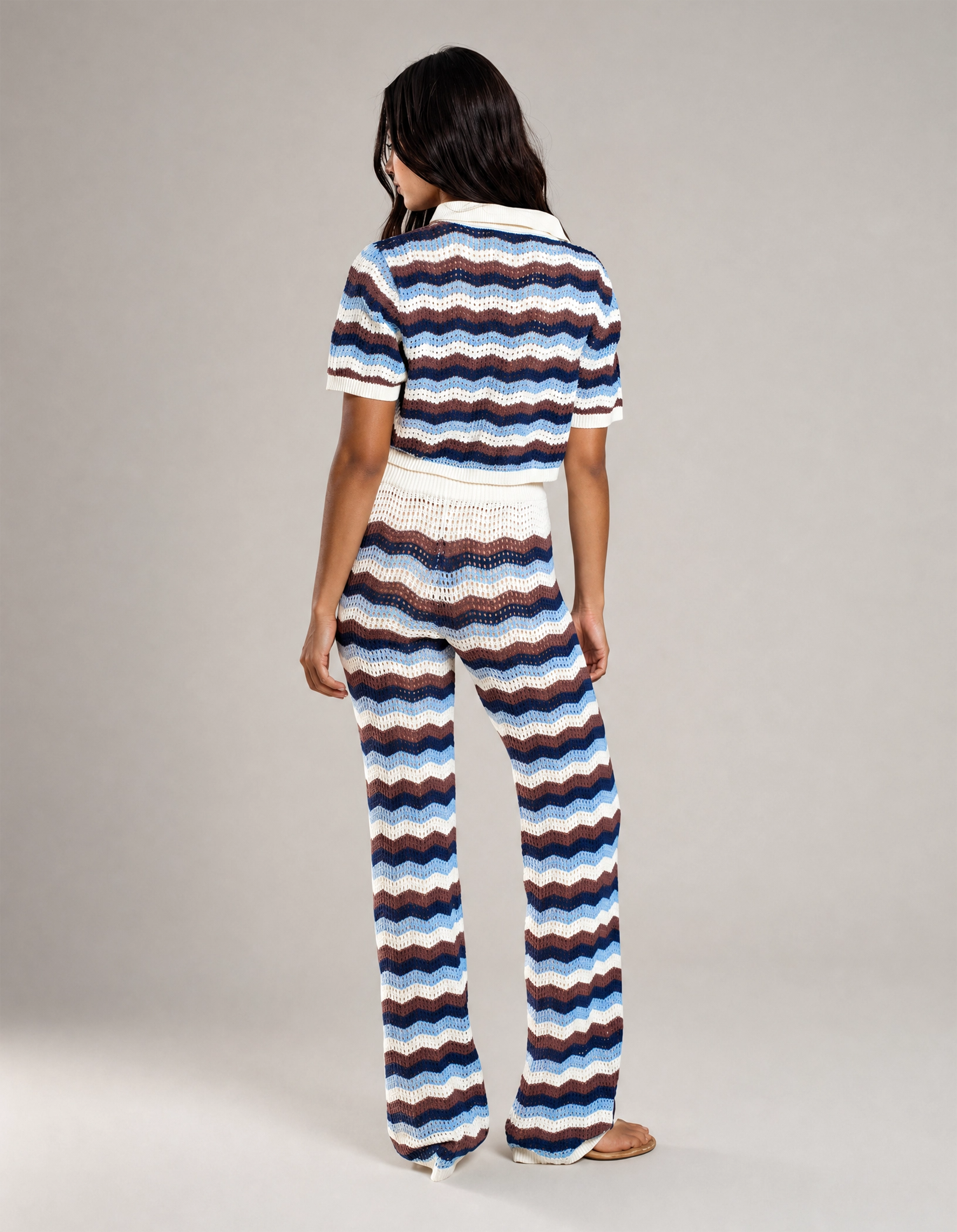 Suki Crochet Wide Leg Trouser