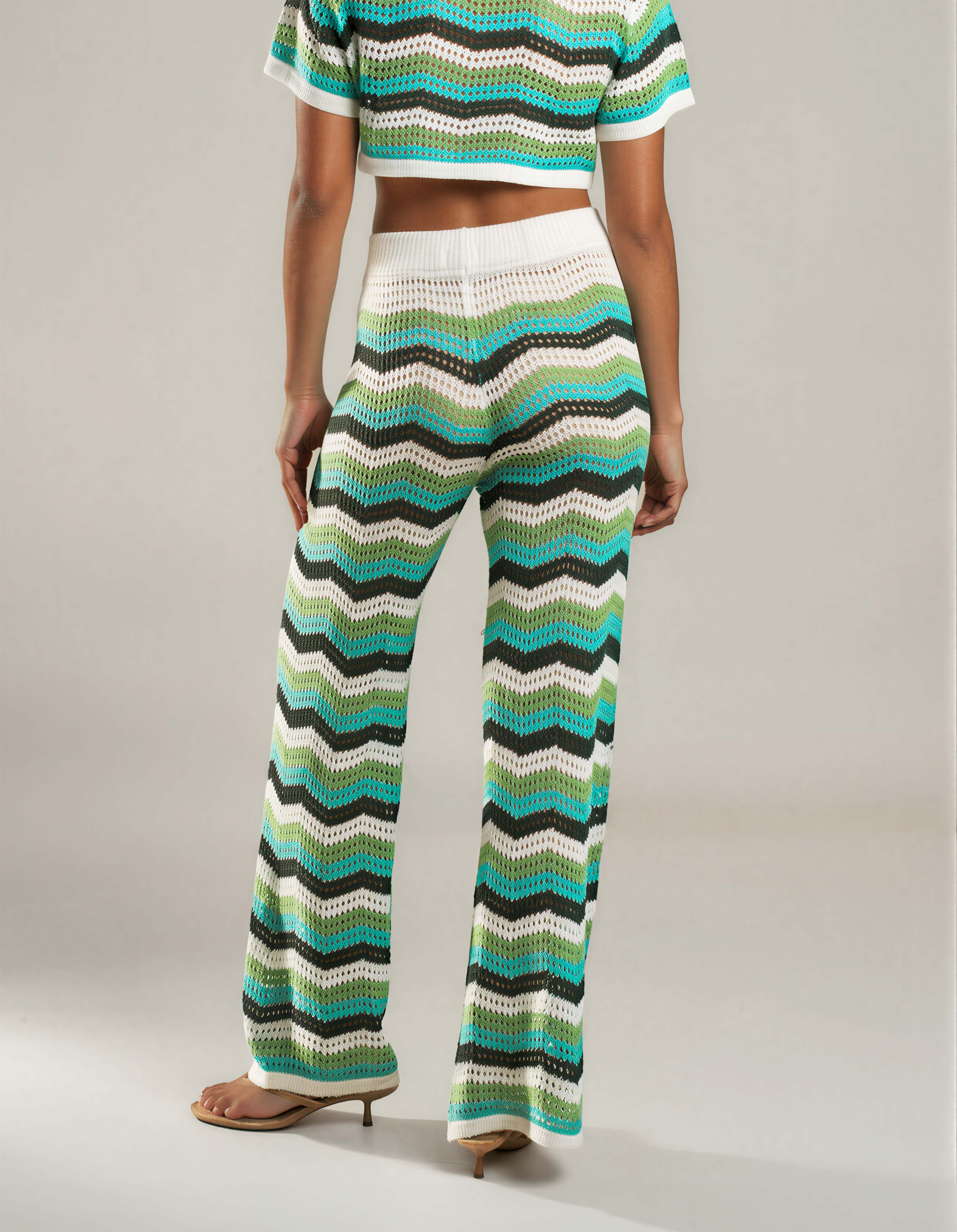 Suki Crochet Wide Leg Trouser